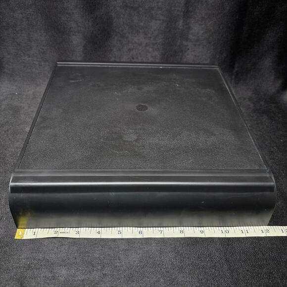 Black Laptop IMAC Monitor PC Stand Desk Organizer 3 Drawer Organization - Picture 8 of 11